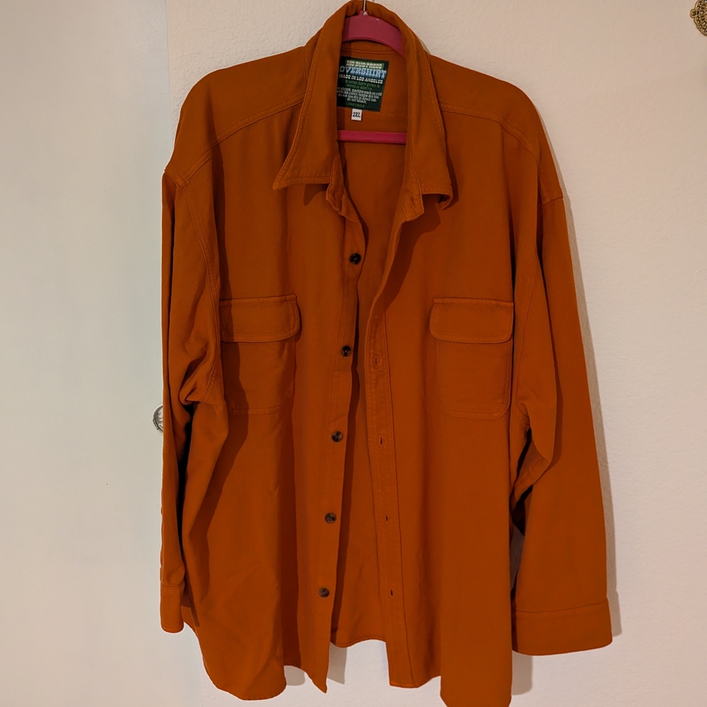 Big Bud Press Orange Unisex Overshirt